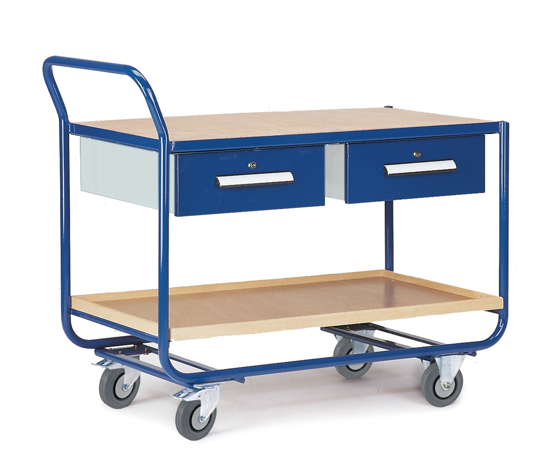 Chariot de montage avec 2 tiroirs